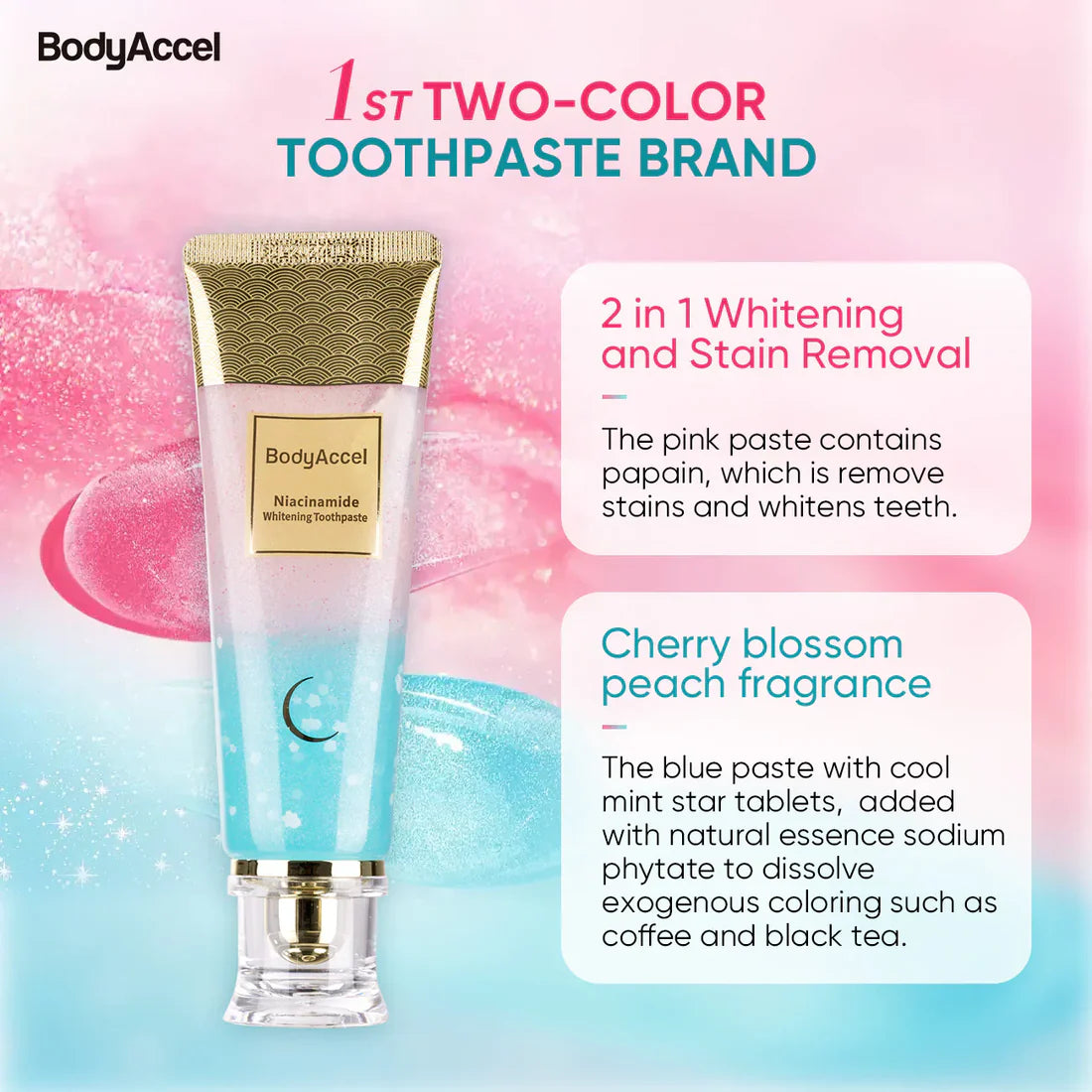 Niacinamide Whitening Toothpaste (PACK OF 2)